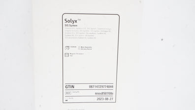 Boston Scientific M0068507000 Solyx SIS System (x)